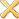 Delete from trash icon, yellow X